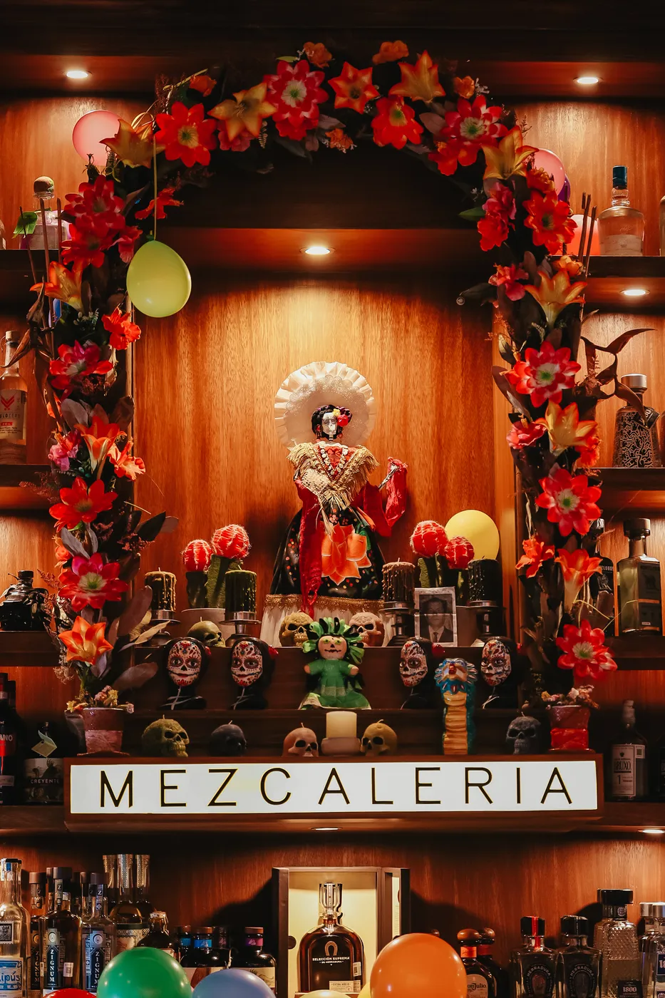 Altar Catrina Mezcalería María Mezcal