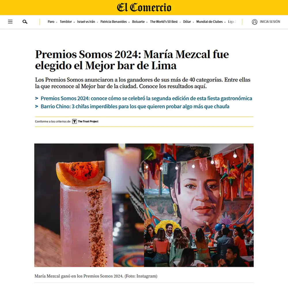 Notas de prensa | María Mezcal